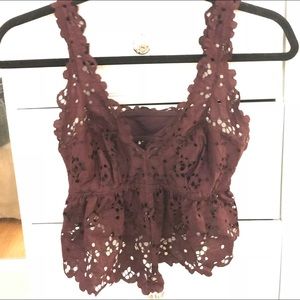 Aerie Crimson Bralette